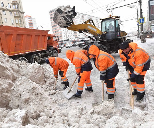 Уборка снега в Суздале и  Владимирской области